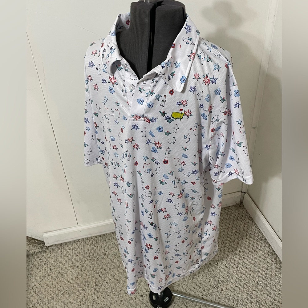 Golf Shirt for Men with Masters Nod